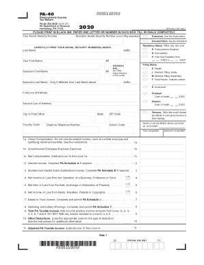 Pa Schedule Sp 2024 Form heath conchita