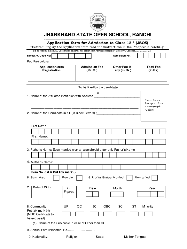 Jsos is Approved by Mhrd  Form