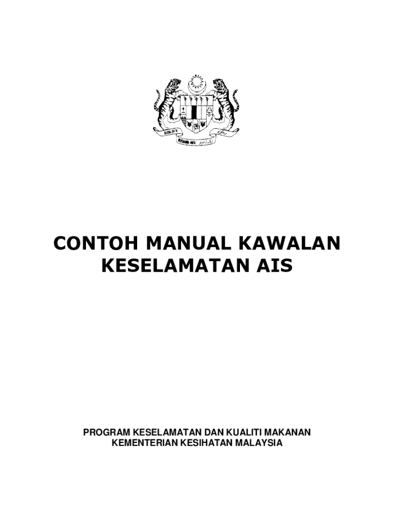 CONT OH MANUAL CATALAN KESELAMATAN AIS PROGRAM KES  Form