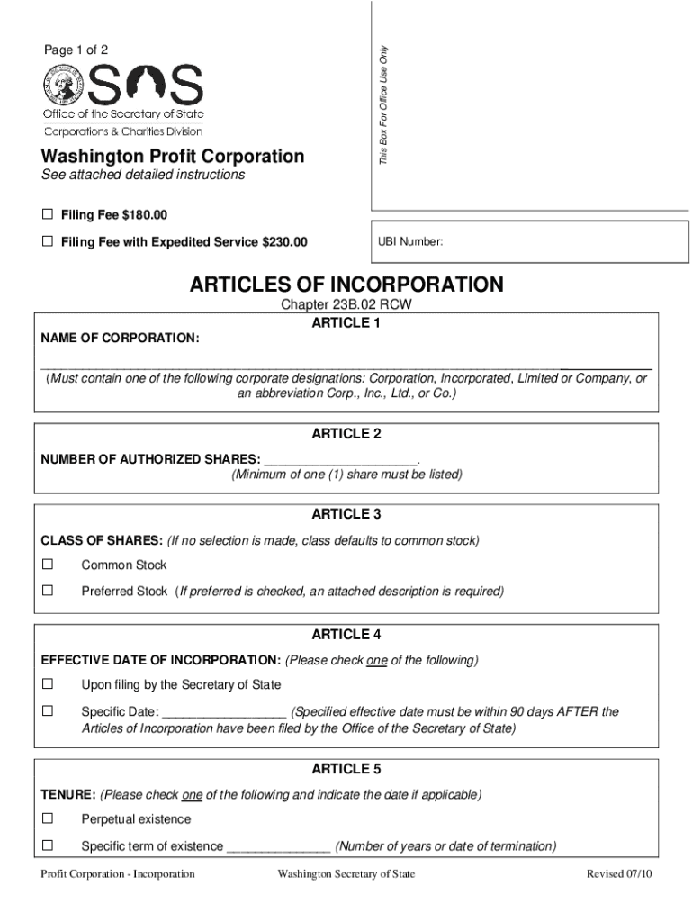 Must Contain One of the Following Corporate Designations Corporation, Incorporated, Limited or Company, or  Form