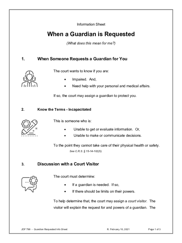 JDF 799 Guardian Requested Info Sheet DOCX  Form