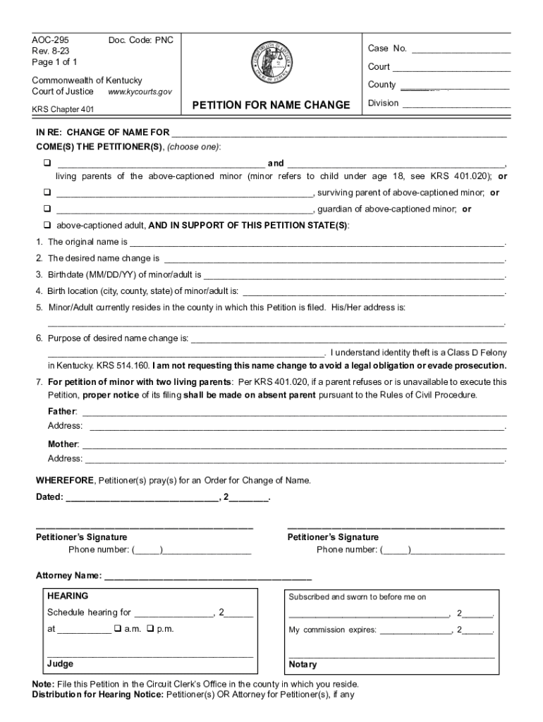  Ky Form Name 2023-2024