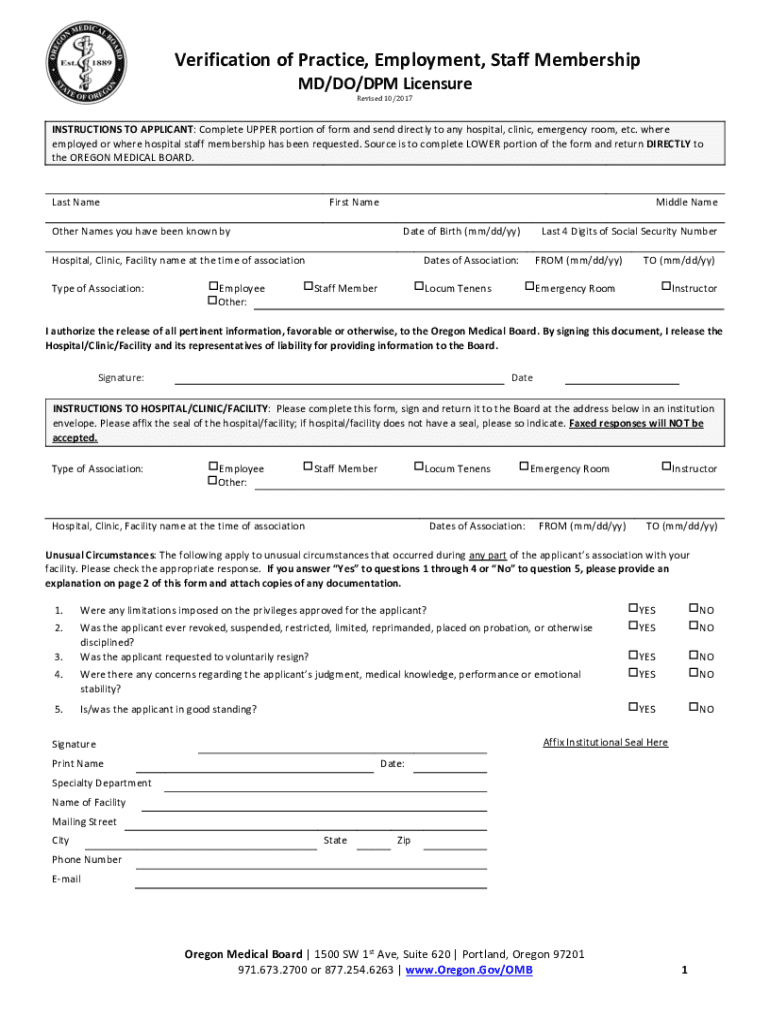  Verification of Employment Form 5 Documentine Com 2017