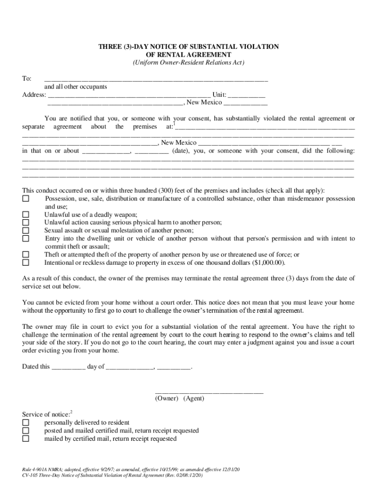 Section 47 8 33 Breach of Agreement by Resident and Justia Law 2020-2025