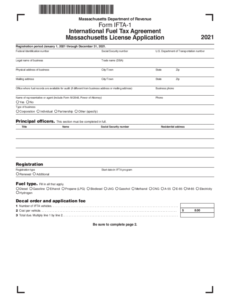  International Fuels Tax Agreement for Motor Carriers IFTA 2021