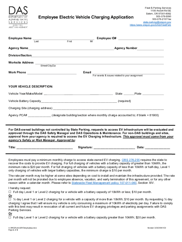  Employee Electric Vehicle Charging Application State of 2018-2024