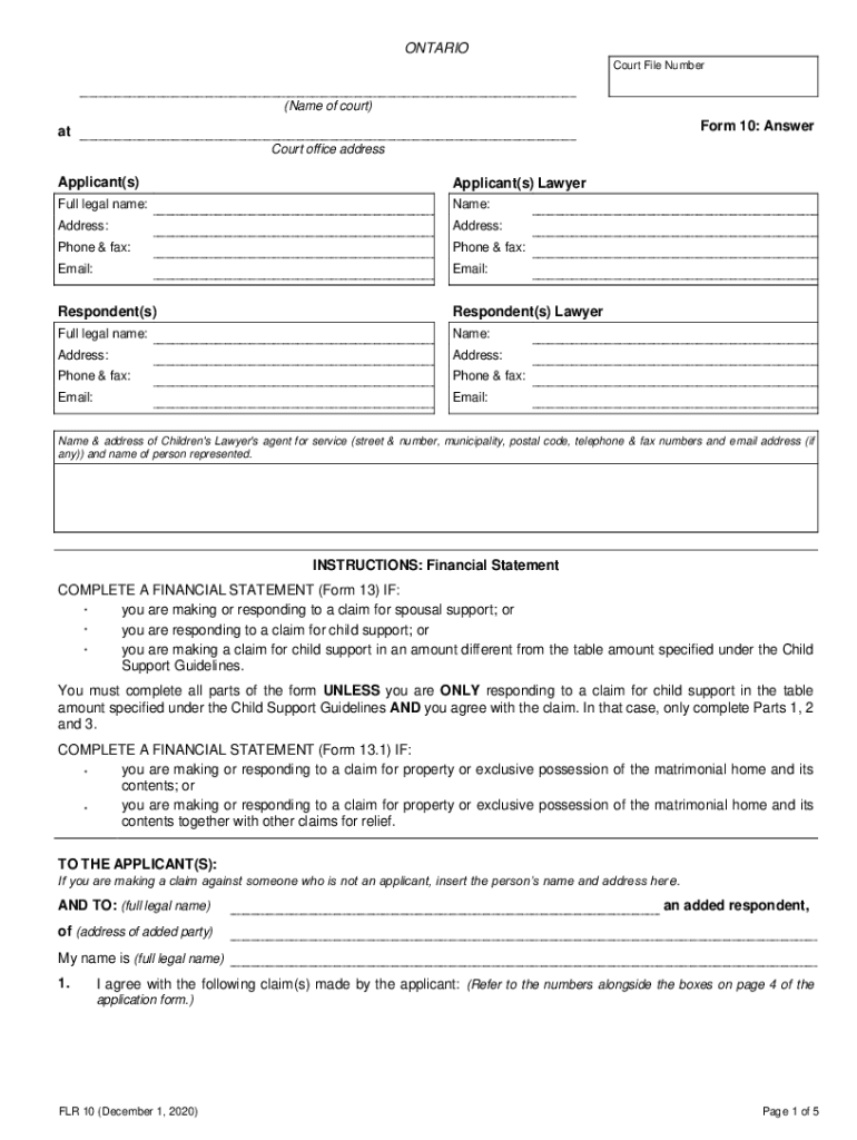Applicants Lawyer  Form