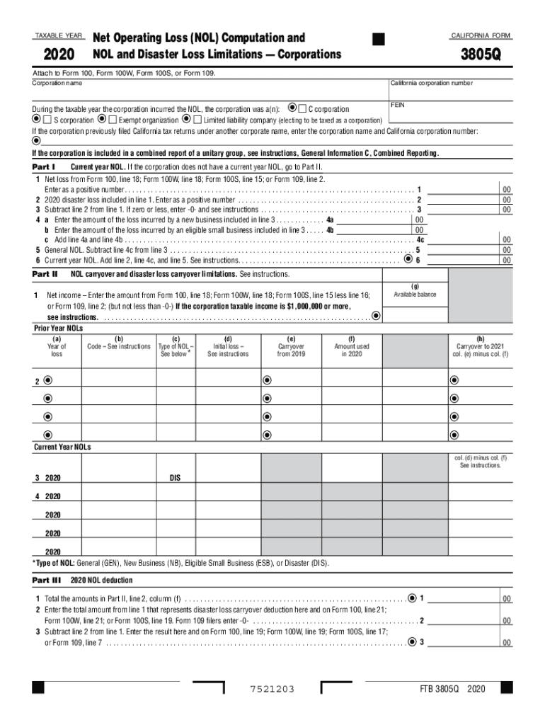  Changes to the Net Operating Loss Carryover and Loosening of 2020