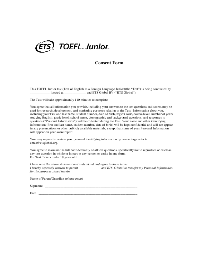 How Toapply for Toefl Exam  Form