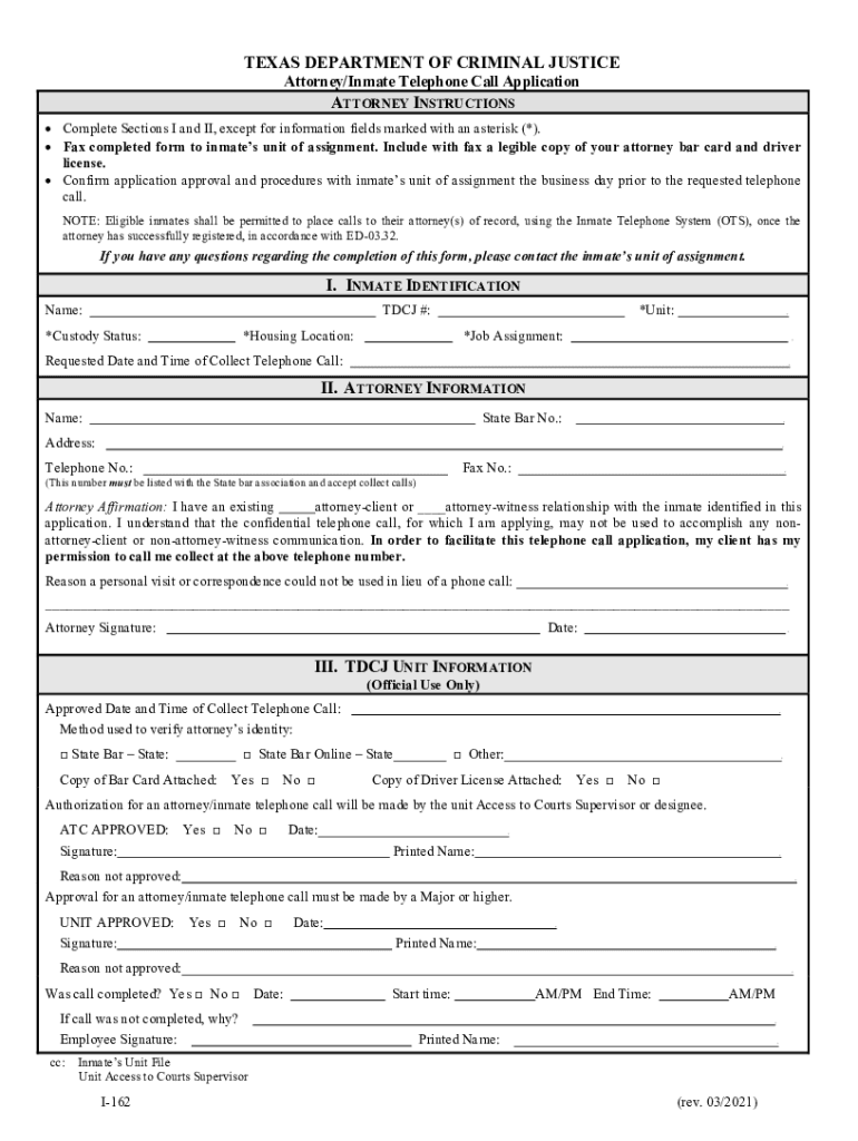 Form I 162 Download Printable PDF or Fill Online Attorney