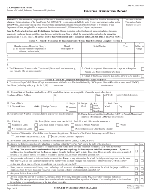 Atf Form 4473 - Fill Out and Sign Printable PDF Template | signNow
