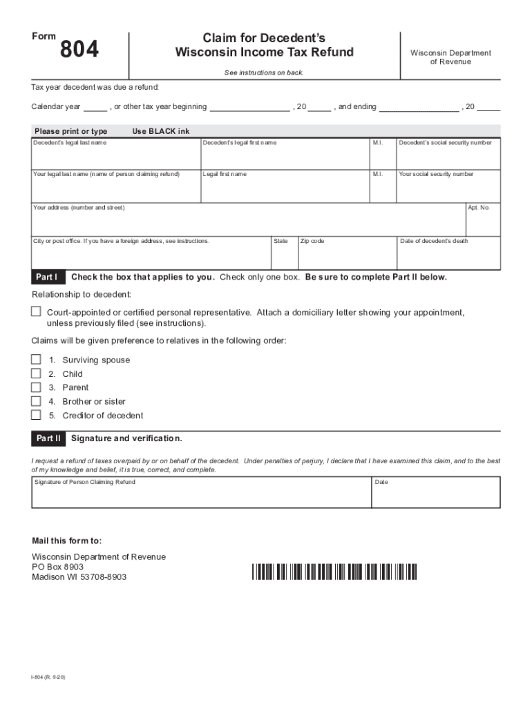  804 Form 2020