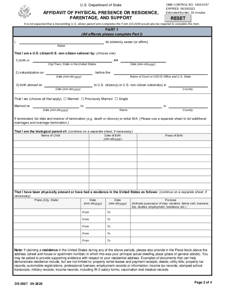 Get and Sign Ds 5507  Form