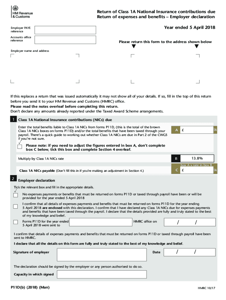 P11d B Form 21 PDF