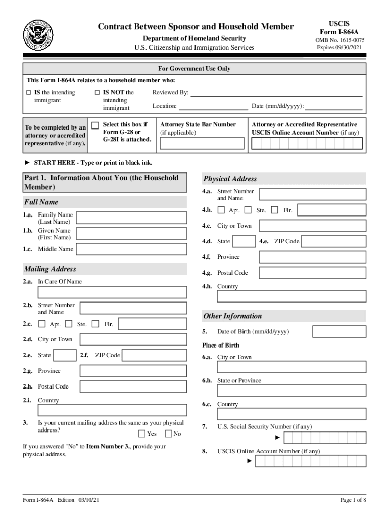  Form I 864A PDF, 453 31 KB 2021