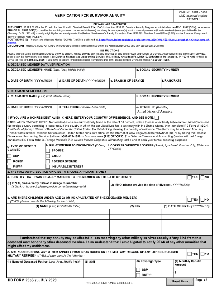  DD Form 2656 7 Washington Headquarters Services 2020-2024