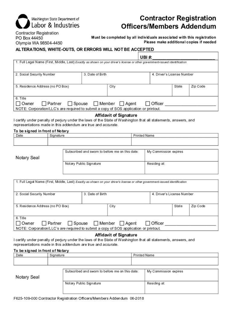  Contractor Registration California Department of Industrial 2018-2024