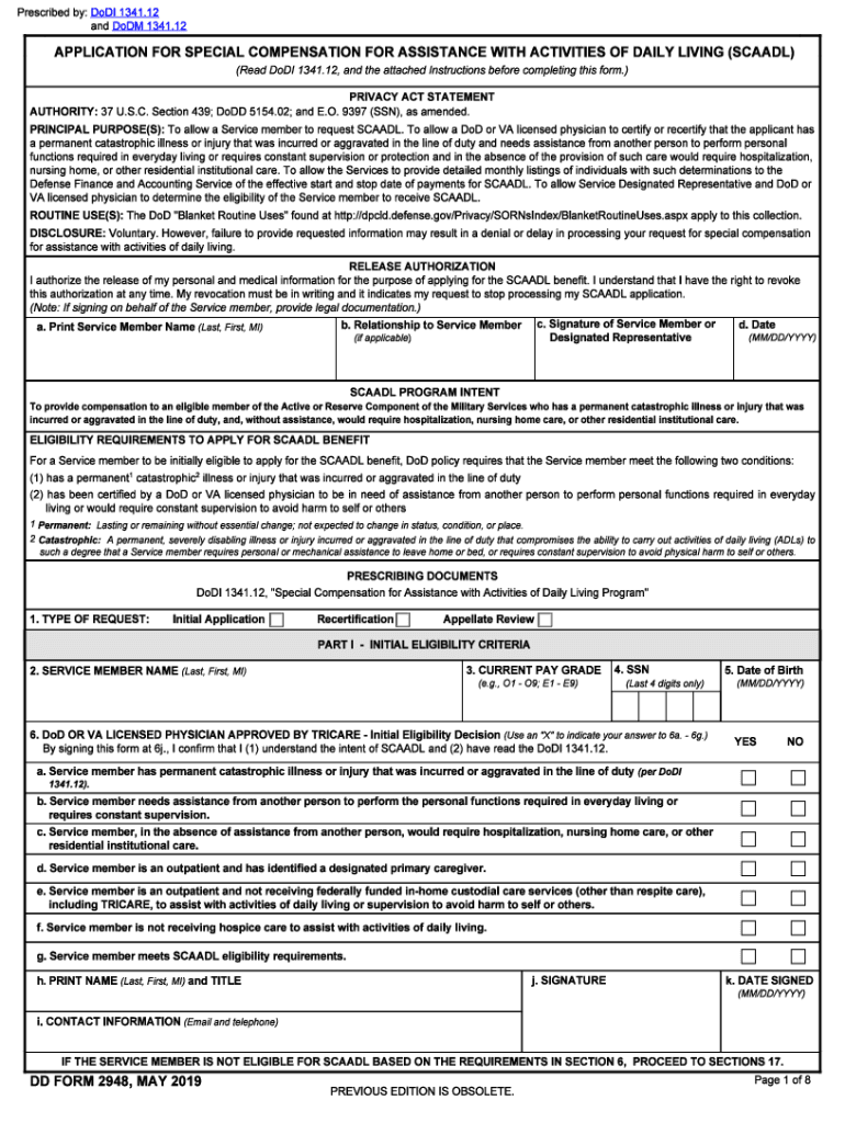 Bed Dd Form