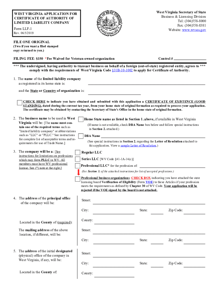  Information & Instructions for Business WV State Tax Information & Instructions for BusinessInformation & Instructio 2019-2024