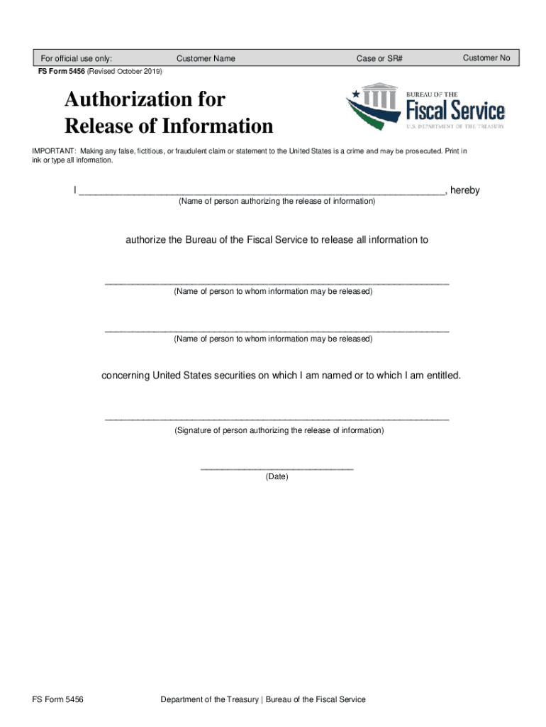  FS Form 1455 Request by Fiduciary for TreasuryDirect 2019-2024