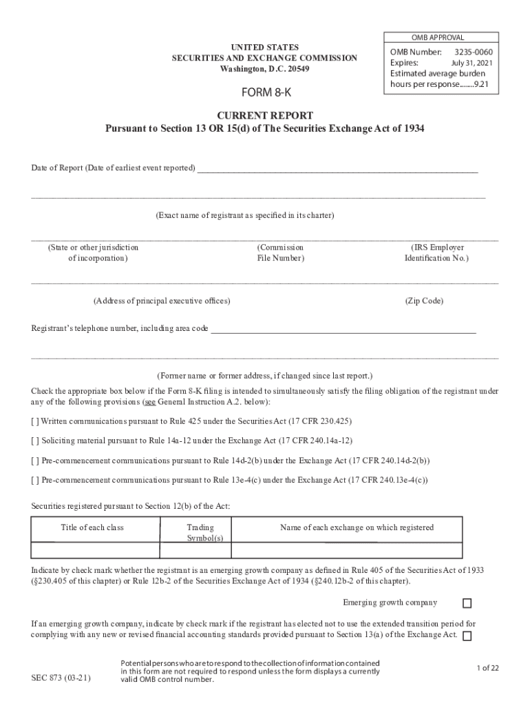  Indicate by Check Mark Whether the Registrant is an Emerging Growth Company as Dened in Rule 405 of the Securities Act of 1933 2021-2024