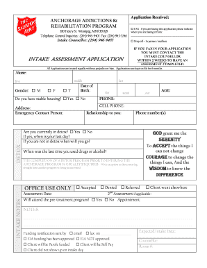 Anchorage Application Form the Salvation Army Winnipeg Booth Wpgboothcentre
