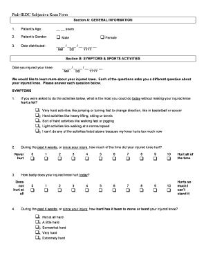 Pedi Ikdc PDF  Form