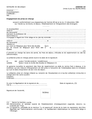 Annex 32 Belgium PDF  Form
