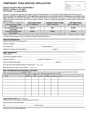 Grant County Health District Ephrata Wa  Form