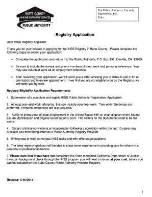 Ihss Butte County  Form