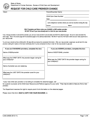  Form Name Form Number YWCA Lake County 2011