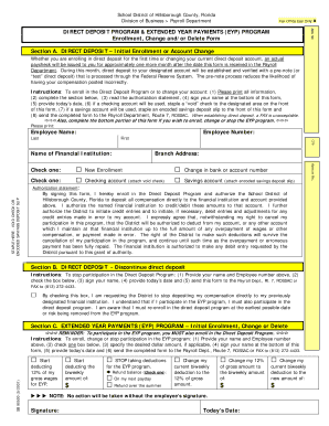 School District of Hillsborough County, Florida  Form