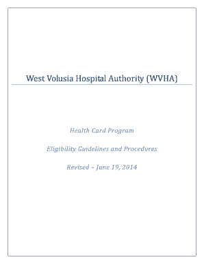 Wvha Health Card  Form