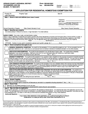 Upshur Cad  Form