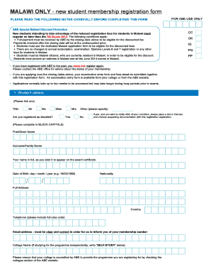 Abe Examinations  Form