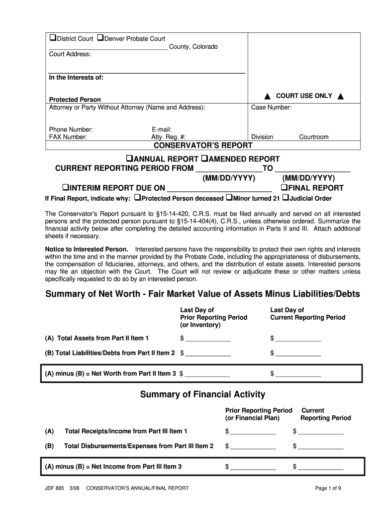 Jdf 885  Form