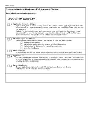 Support Employee Application Colorado Gov  Form
