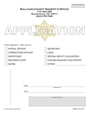Scso Tn  Form