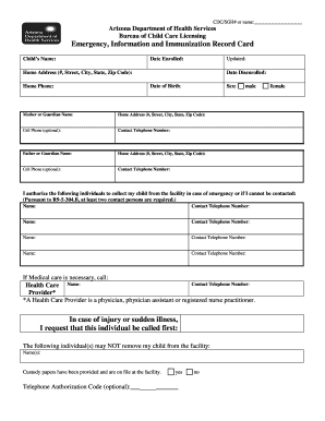  Emergency Card FINAL Form 10 09 DOC Manuscript Submitted to SIMAX Liberty K12 Az 2014