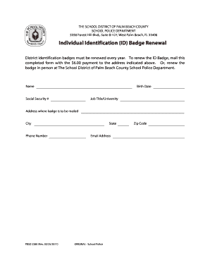  Palm Beach County School District Employee Application 2011