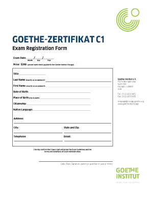 Goethe C1 Pr Fung PDF  Form