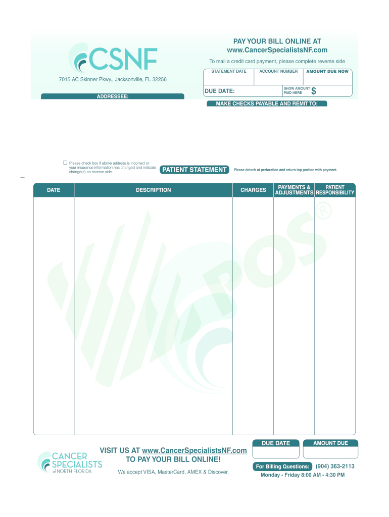 Cancerspecialistsnf  Form