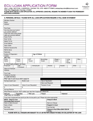 Enterprise Credit Union  Form