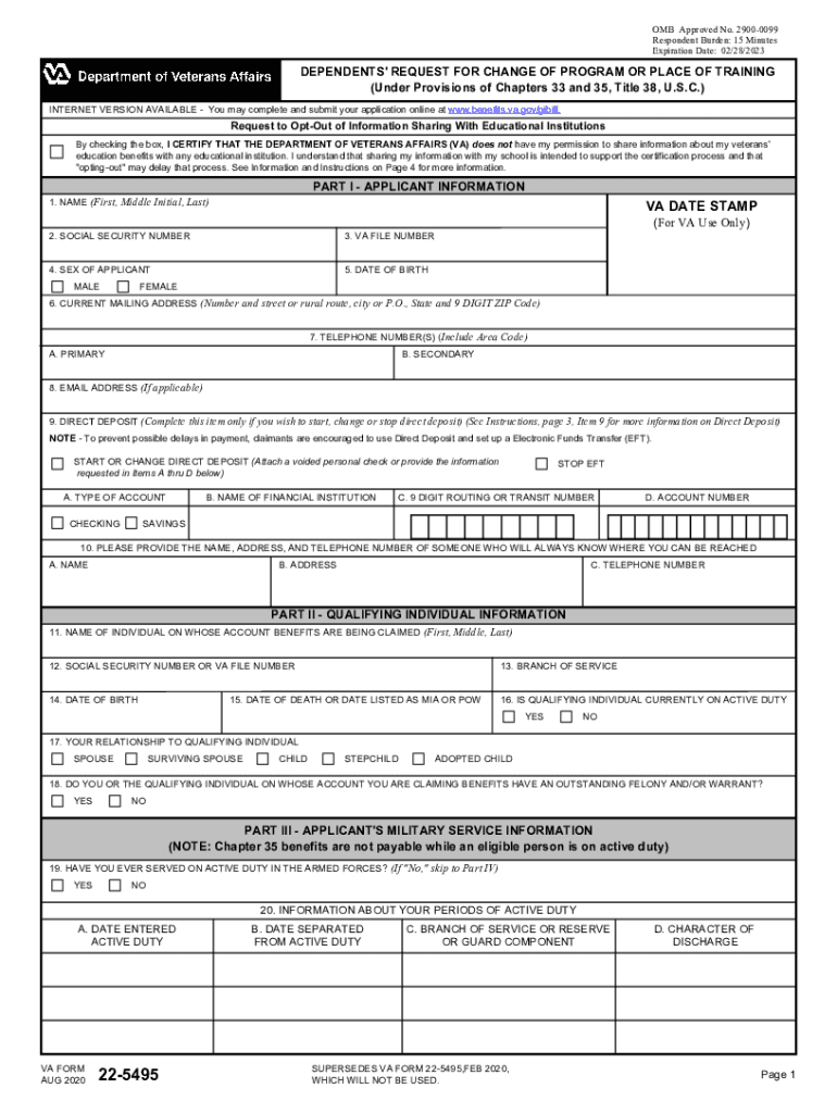  About VA Form 22 5490 Veterans AffairsAbout VA Form 21P 527EZ Veterans Affairs VA Gov HomeFind a VA Form Veterans AffairsFind a  2020