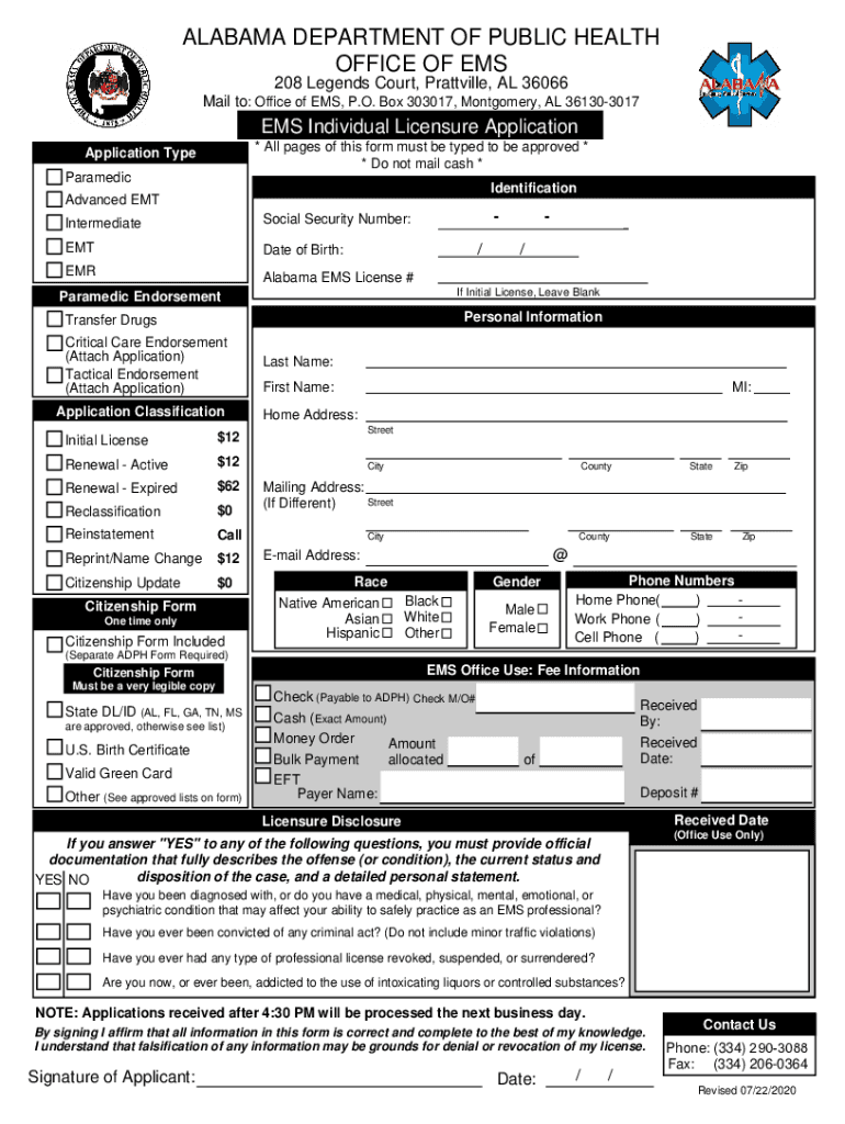 ALABAMA EMS PATIENT CARE PROTOCOLS EDITION 9 01 JANUARY  Form