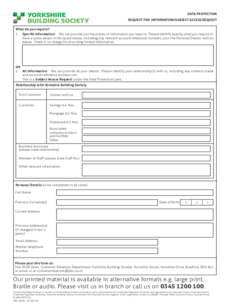  Data Subject Request FormUW Privacy Office 2018-2024