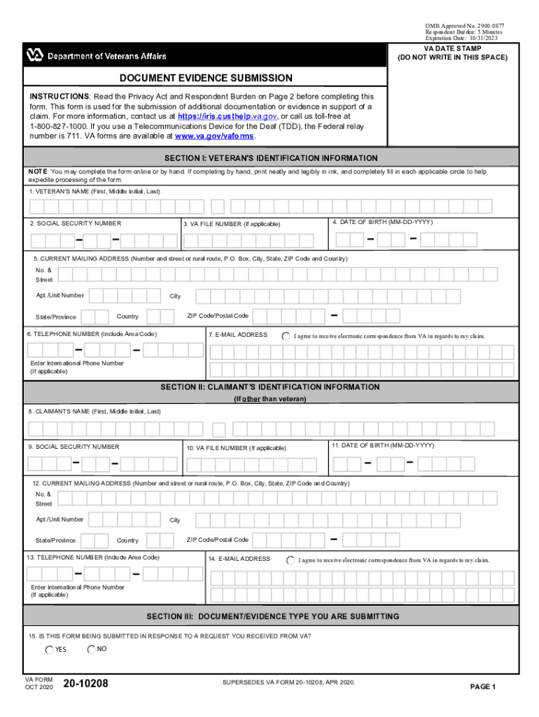 Fill Fillable Forms for the US Department of Veterans Affairs