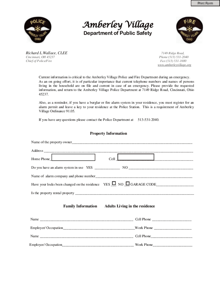 Whitley County Sheriff DepartmentDedicated to Excellence  Form