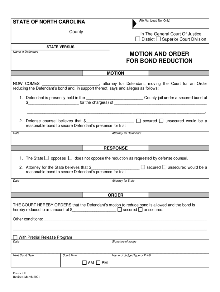  NC Gov Court Forms North Carolina 2021-2024