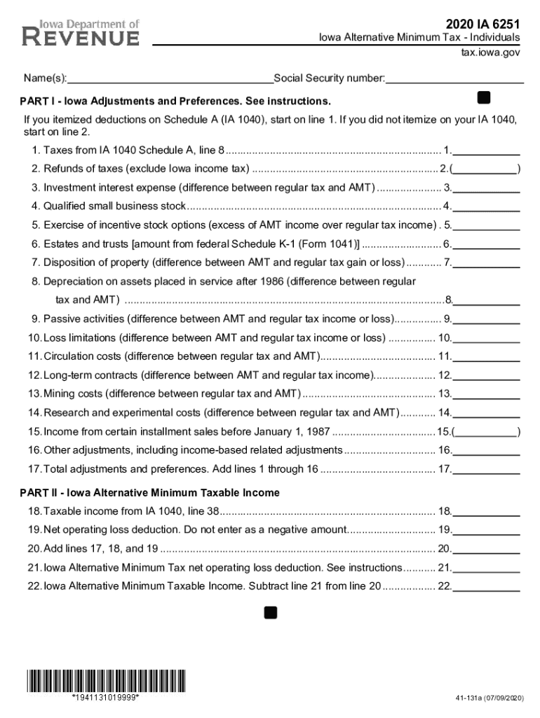  Ia Minimum 2020